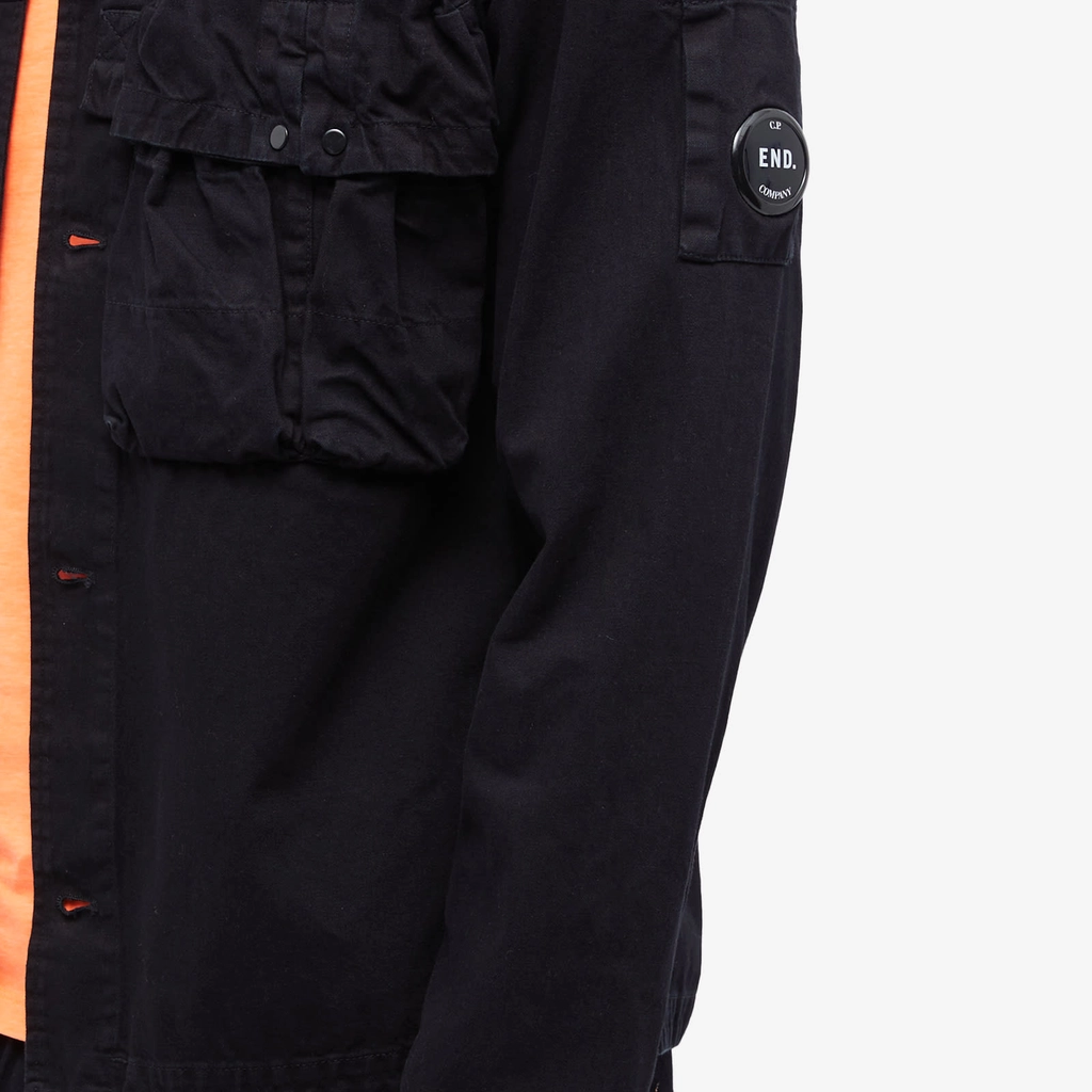 CP Company END. x  Men's ‘Adapt’ Blu Overshirt Black/Navy
